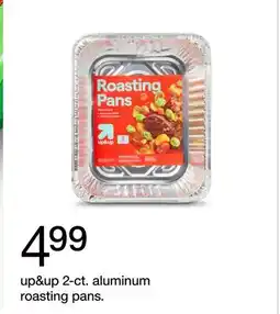 Target up&up 2-ct. aluminum roasting pans offer