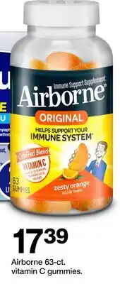 Target Airborne 63-ct. vitamin C gummies offer