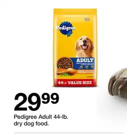 Target Pedigree Adult 44-lb. dry dog food offer