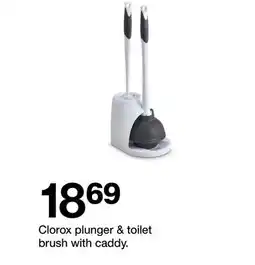 Target Clorox plunger & toilet brush with caddy offer