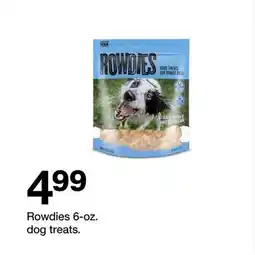 Target Rowdies 6-oz. dog treats offer