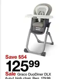 Target Graco DuoDiner DLX 6-in-1 high chair offer