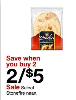 Target Select Stonefire naan offer