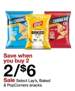 Target Select Lay's, Baked & PopCorners snacks offer