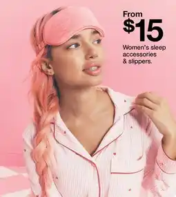 Target Women's sleep accessories & slippers offer