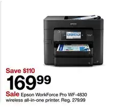 Target Epson WorkForce Pro WF-4830 wireless all-in-one printer offer