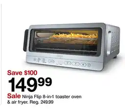 Target Ninja Flip 8-in-1 toaster oven & air fryer offer
