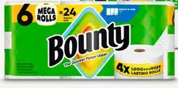 Target Bounty select-a-size 6-pk. mega-roll paper towels offer