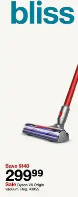 Target Dyson V8 Origin vacuum offer