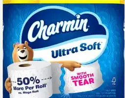 Target Charmin Ultra Soft 12-pk. mega XL-roll toilet paper offer