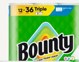 Target Bounty select-a-size 12-pk. triple-roll paper towels offer