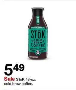 Target SToK 48-oz. cold brew coffee offer