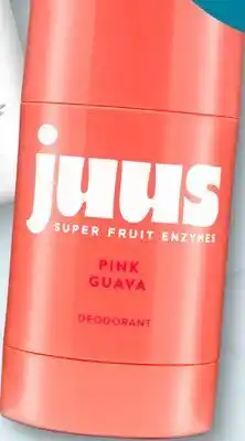 Target Juus 2.6-oz. aluminum-free deodorant serum stick offer