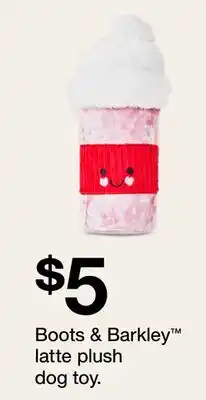 Target Boots & Barkley latte plush dog toy offer
