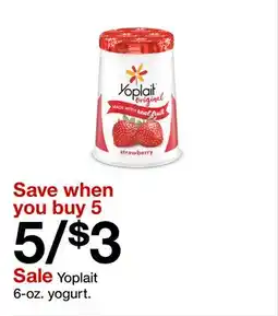 Target Yoplait 6-oz. yogurt offer