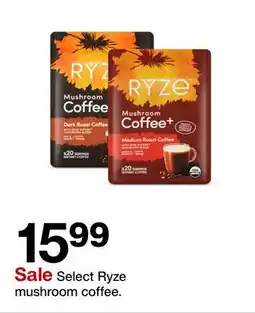 Target Select Ryze mushroom coffee offer