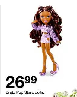 Target Bratz Pop Starz dolls offer