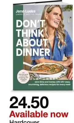 Target DON'T THINK ABOUT DINNER - Hardcover offer