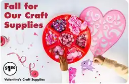 Dollar Tree Valentine's Craft Supplies offer