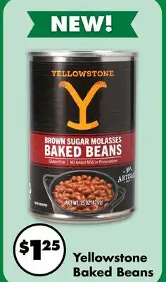 Dollar Tree Yellowstone Baked Beans offer