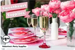 Dollar Tree Valentine's Party Supplies offer