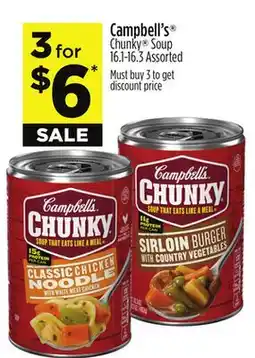 Dollar General Campbell's Chunky Soup offer