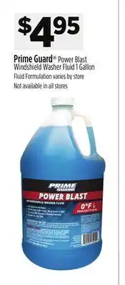 Dollar General Prime Guard Power Blast Windshield Washer Fluid offer
