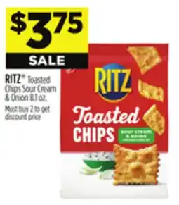 Dollar General RITZ Toasted Chips Sour Cream & Onion offer