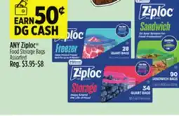 Dollar General Ziploc Food Storage Bags offer