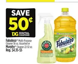 Dollar General Fabuloso Multi-Purpose Cleaner Assorted or Murphy Cleaner offer