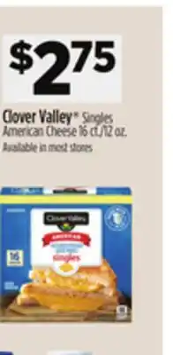 Dollar General Clover Valley Singles American Cheese offer