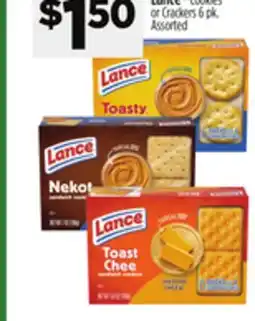 Dollar General Lance Cookies or Crackers offer