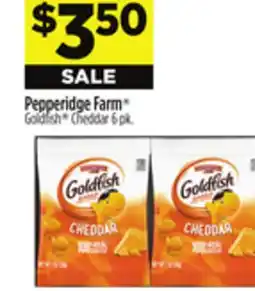 Dollar General Pepperidge Farm Goldfish Cheddar offer