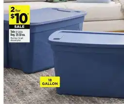 Dollar General GALLON Tote offer