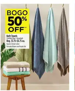 Dollar General Bath Towels Comfort Bay offer