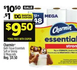 Dollar General Charmin Bath Tissue Essentials Soft or Strong offer