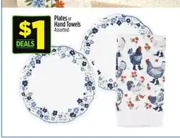 Dollar General Plates, Hand Towels offer