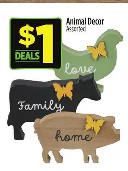 Dollar General Animal Decor offer