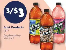 Family Dollar Brisk Products offer