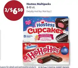 Family Dollar Hostess Multipacks offer