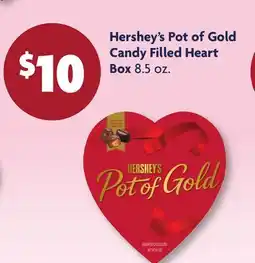 Family Dollar Hershey's Pot of Gold Candy Filled Heart Box offer