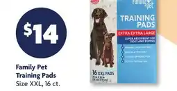 Family Dollar Family Pet Training Pads offer