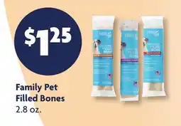 Family Dollar Family Pet Filled Bones offer