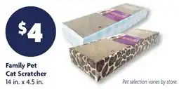 Family Dollar Family Pet Cat Scratcher offer