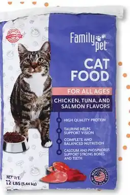 Family Dollar Family Pet Dry Cat Food offer