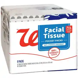 Walgreens Pocket Facial Tissue 8 Pack offer