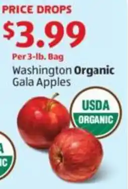 Aldi Washington Organic Gala Apples offer
