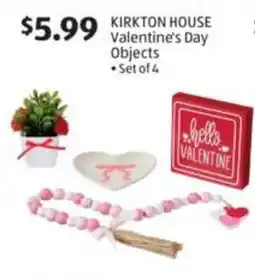 Aldi Kirkton house valentine's day objects offer
