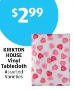 Aldi Kirkton house vinyl tablecloth assorted varieties offer