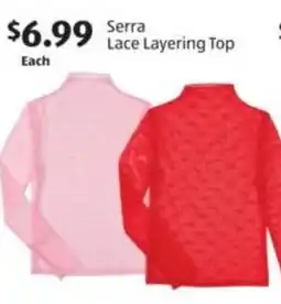 Aldi Serra Lace Layering Top offer